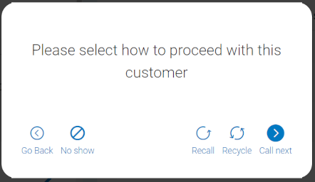 Next step no-show customer